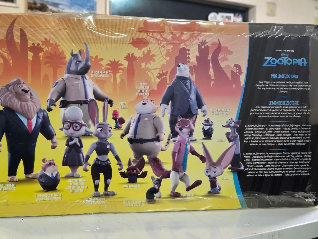 ズートピア なかよしコレクション わいわい ＆ ジェリージャンボウjr セット