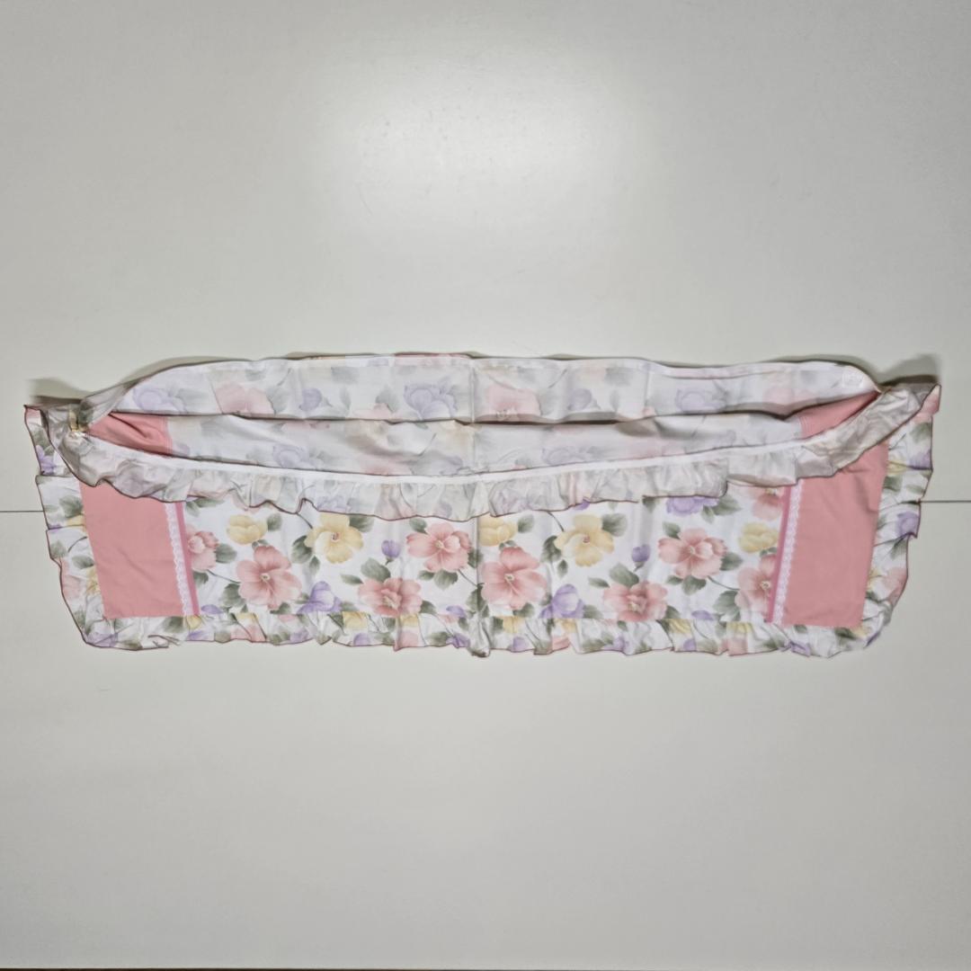 ダブル、ピロケース、2枚セット、まくらカバー、43×120㎝、フリル付き、ピンク