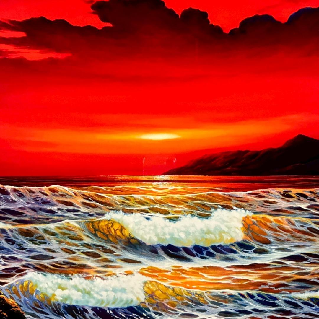 【最終値下げ】美品 キモ KIMO「ファイヤーダンス」シルクスクリーン 証明書有