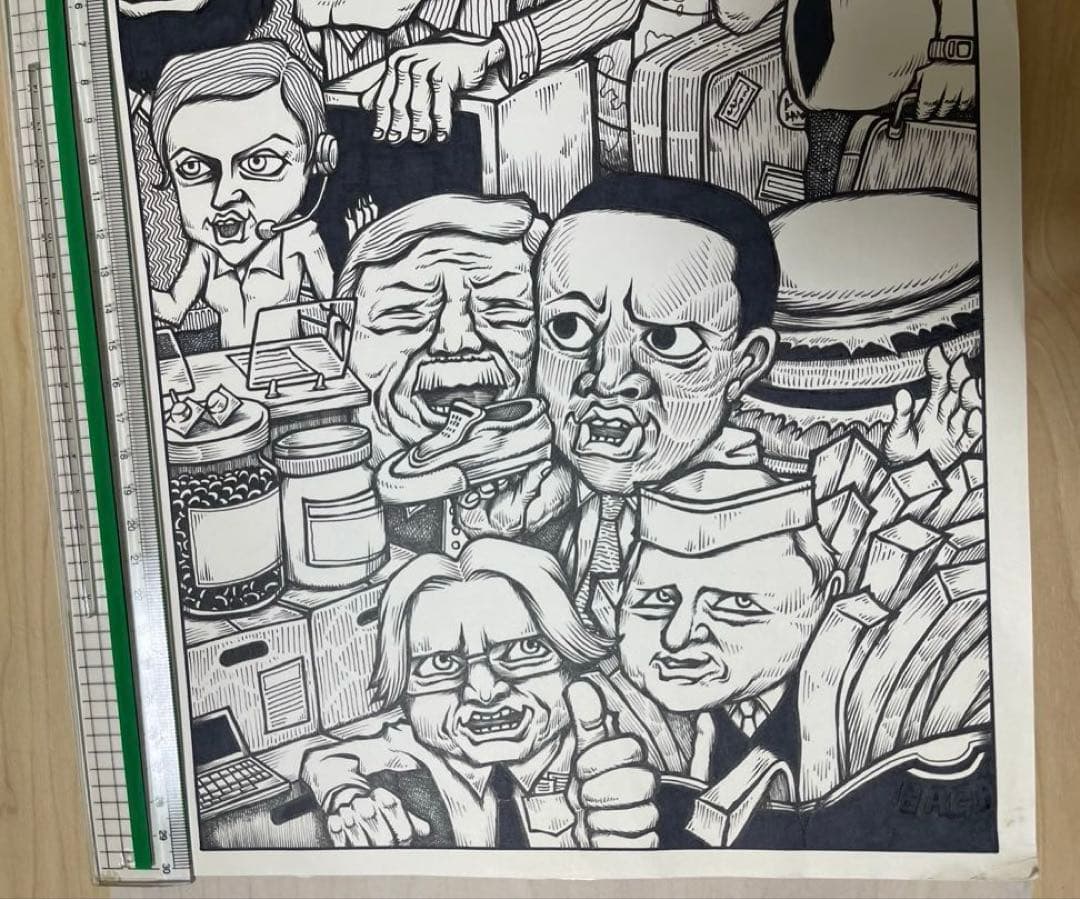 ◯週末特価●イラスト原画②●アメリカ●