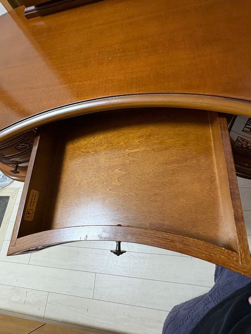 【美品】イタリア 家具 ヴェローナクラシックドレッサー&スツール 猫脚