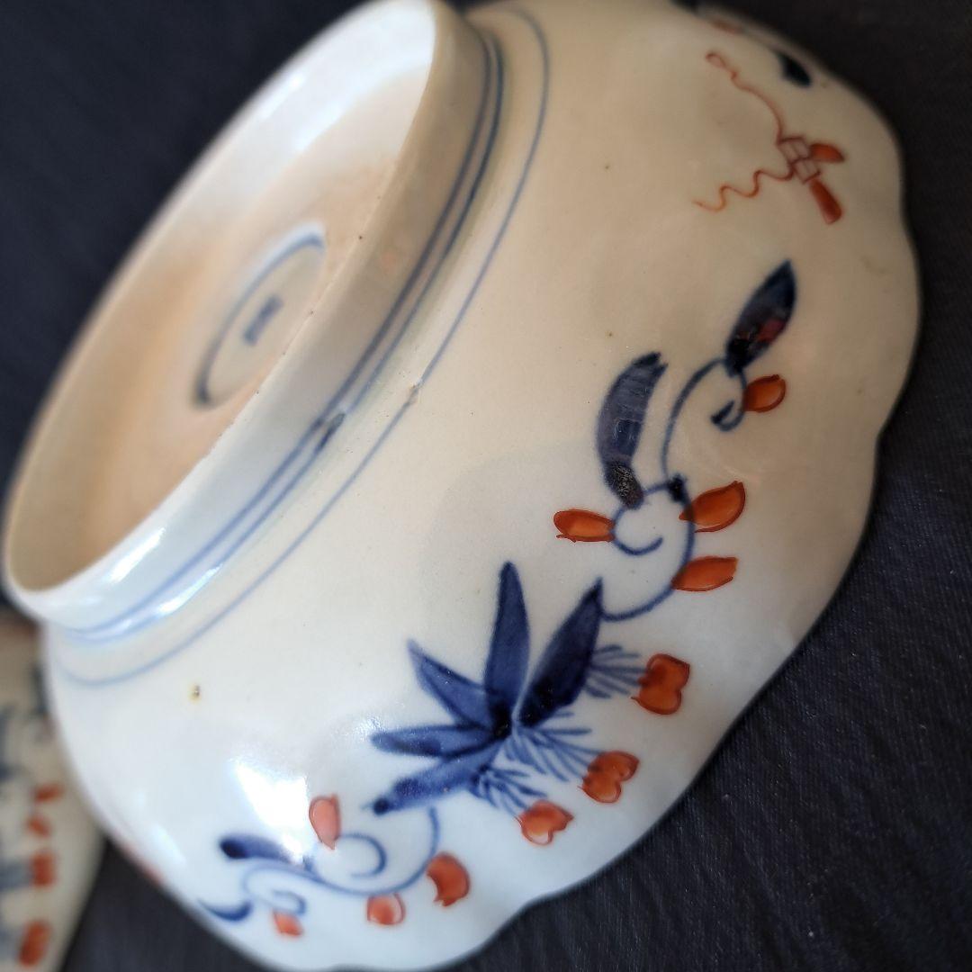 ご成約者様専用」です。 「金彩うさぎに 青海波」古伊万里皿 2点まとめ