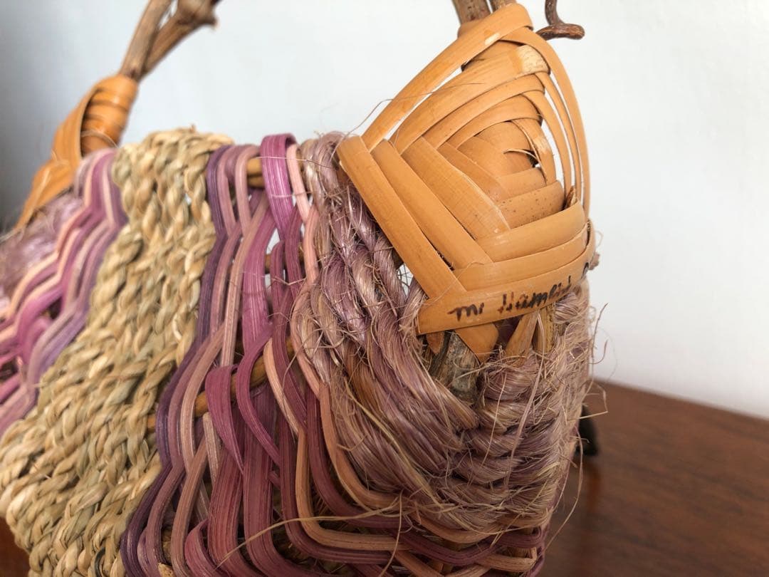 アメリカ カリフォルニア　かご２点セット