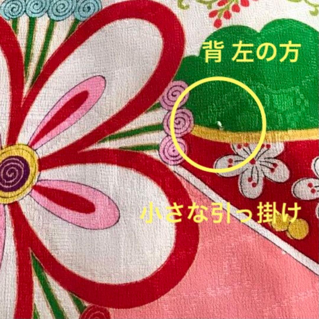 正絹 アンティーク着物 女の子 七五三 ◇丸紋 古典柄