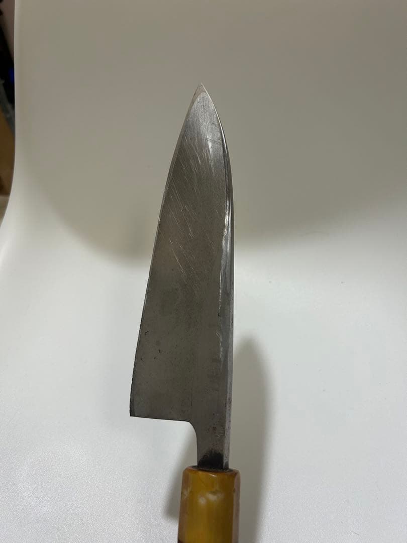 堺金重作　出刃包丁 7.5寸　白鋼