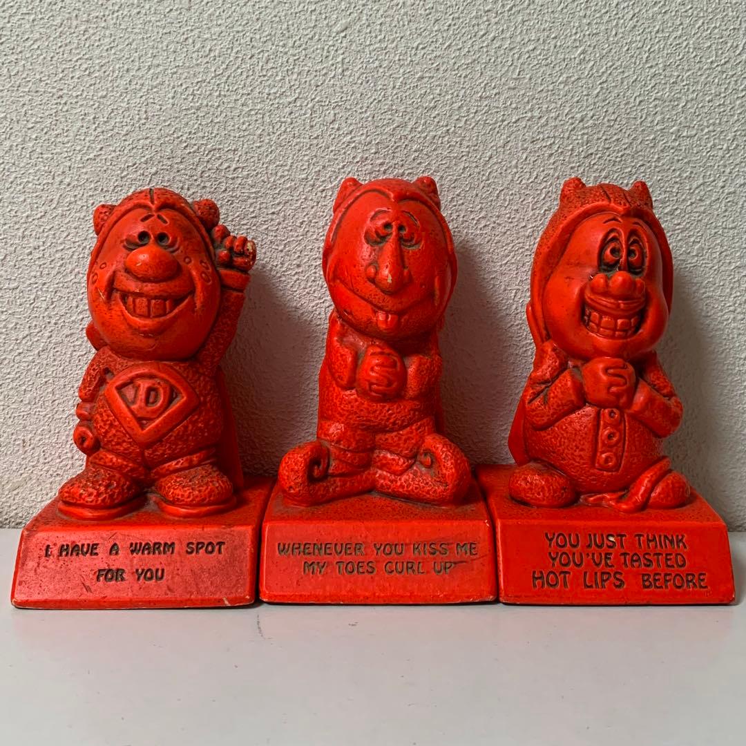 レッドデビル17 レア　1970s ヴィンテージ　USA メッセージドール　黒人