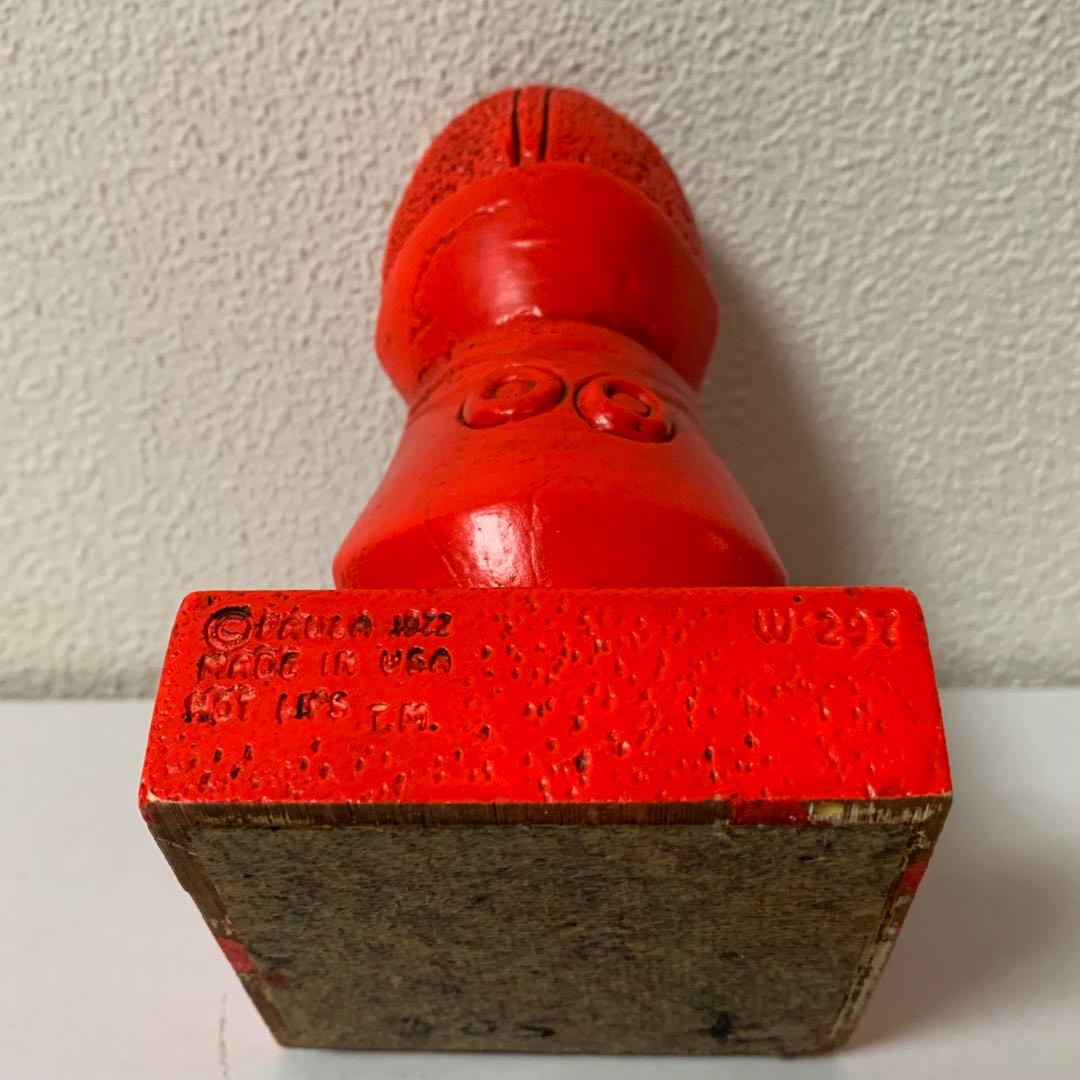 レッドデビル17 レア　1970s ヴィンテージ　USA メッセージドール　黒人