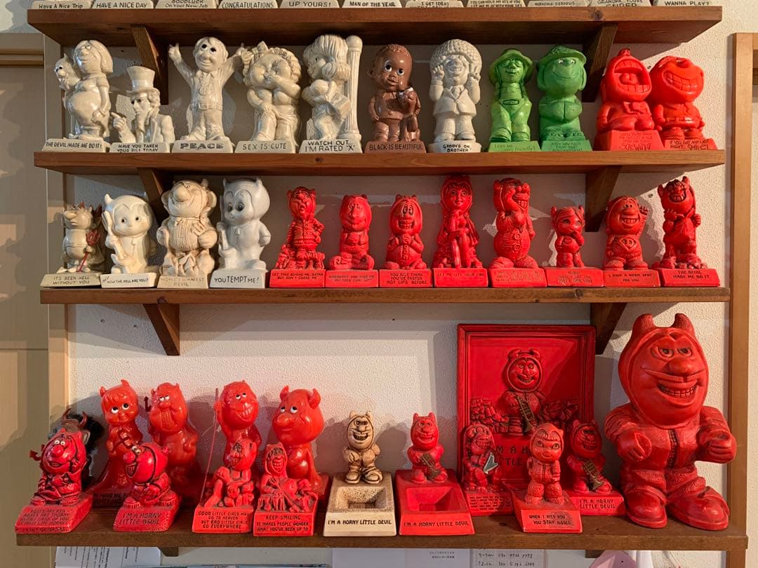 レッドデビル17 レア　1970s ヴィンテージ　USA メッセージドール　黒人