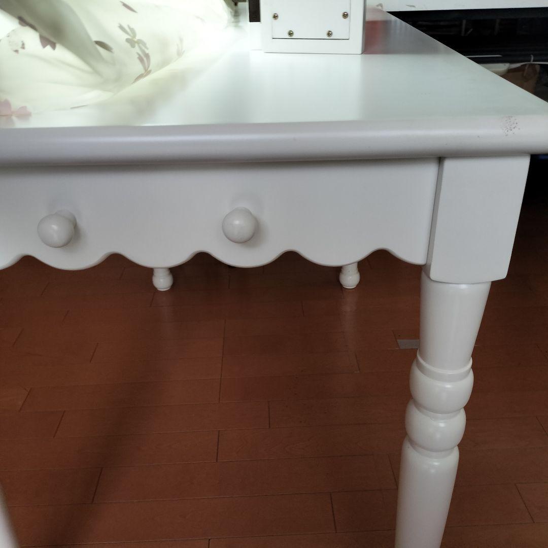 大幅値下げ　プリンセス風、ロココ調　姫系　机+化粧３面鏡