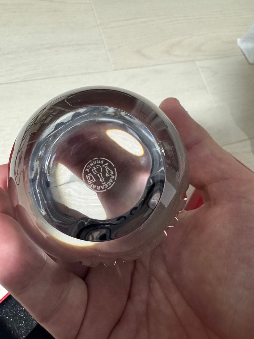 Baccarat バカラ　置物　だるま