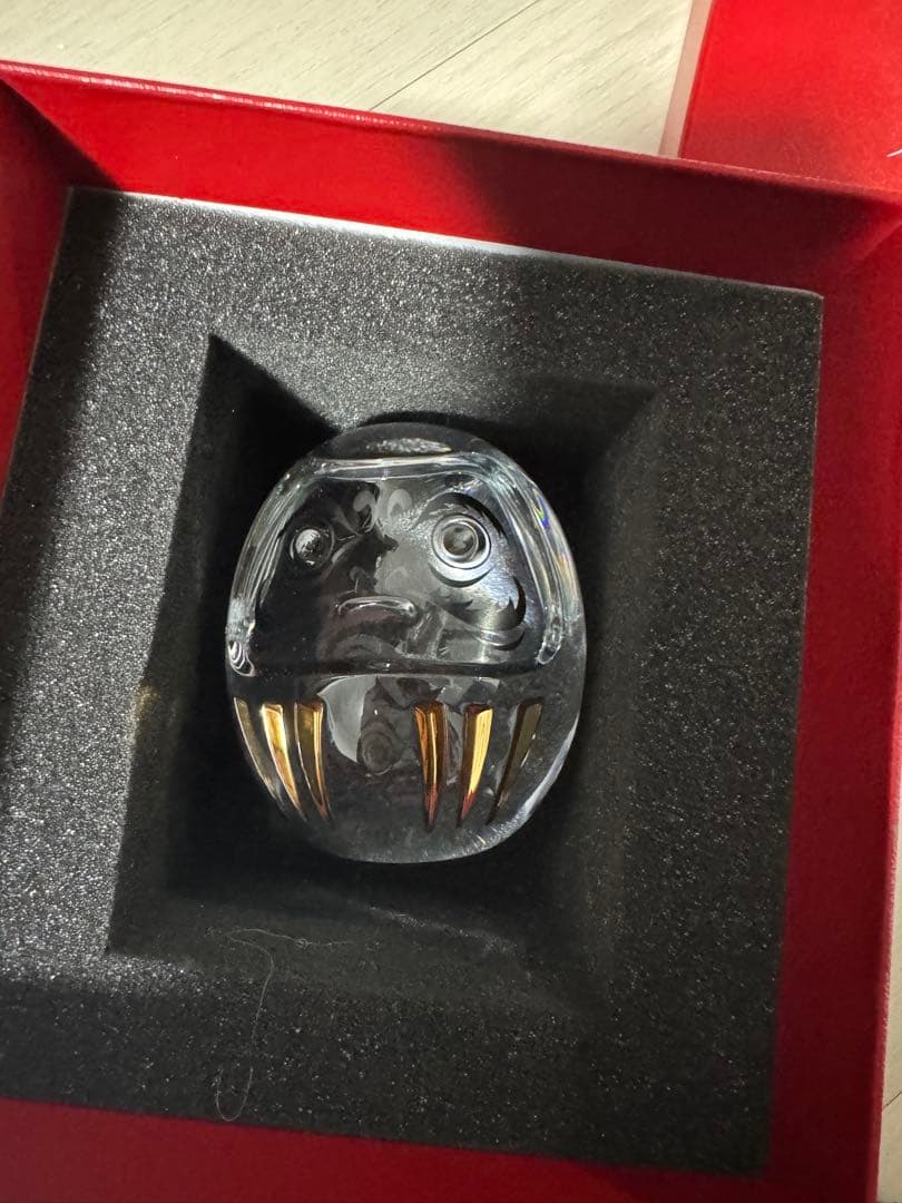 Baccarat バカラ　置物　だるま