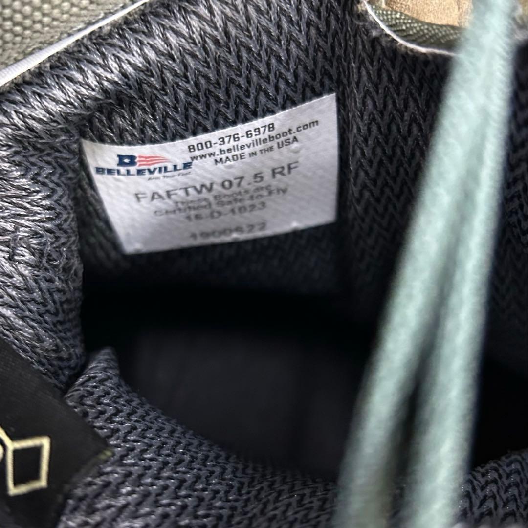 【未使用】Belleville 7.5WF ゴアテックス ブーツ ビブラムソール
