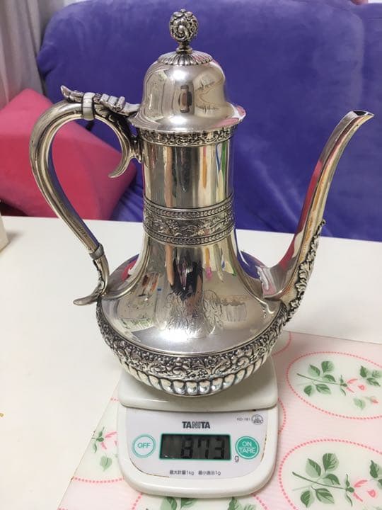 純銀　シルバー　ポット