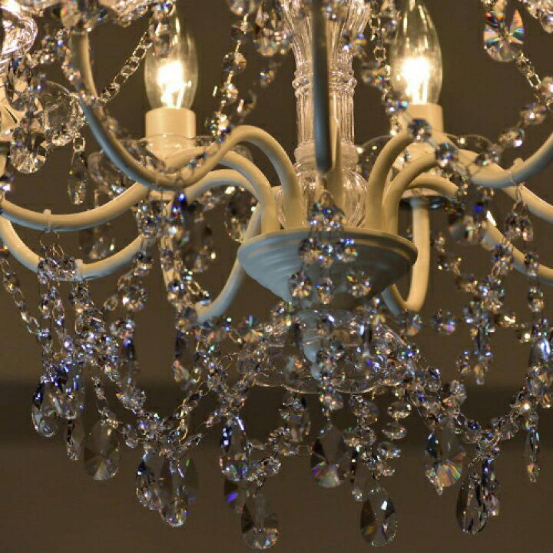 商品名アスフォークリスタル使用 Build /ビルド 9灯シャンデリアWH