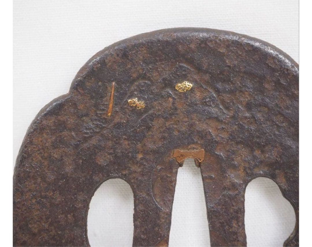 送料無料 江戸時代 無銘鐔/鍔 牛飼いの牧童図象嵌 - メルカリ