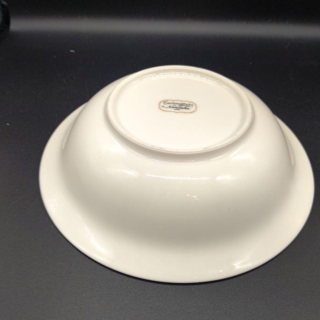 新品ノリタケコンテンポラリー花柄プレート5種　計25枚　金彩金縁