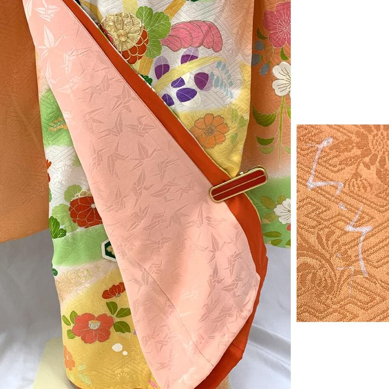 17りお29■502ag12■七五三 千總 七歳 女児 着物■美品