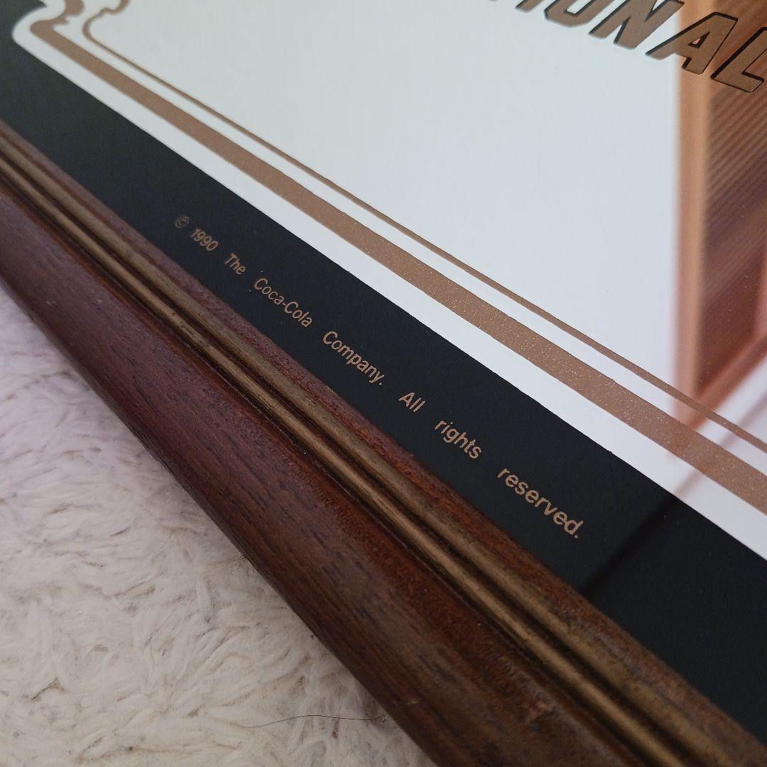 特大54.5×44.5 コカコーラ　パブミラー　　ヴィンテージCoca-Cola