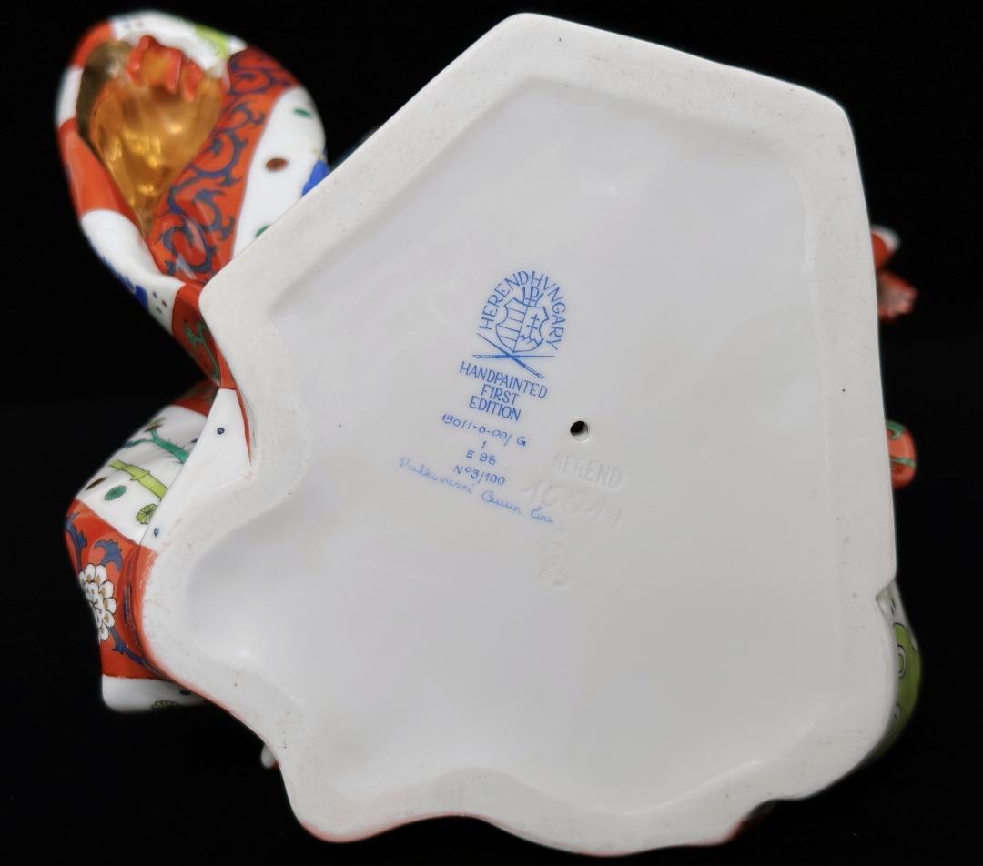 ヘレンド 世界限定品 カーニバル 西安の赤 ゲデレ 人形 マスターぺ