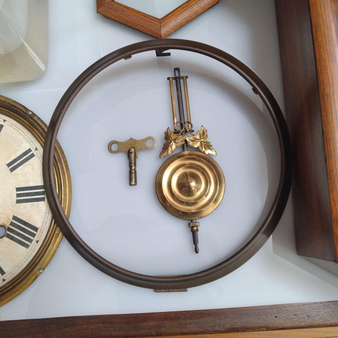 超美品動作品！分解簡易整備済！精工舎 八角振り子時計 良品ヴィンテージ掛時計