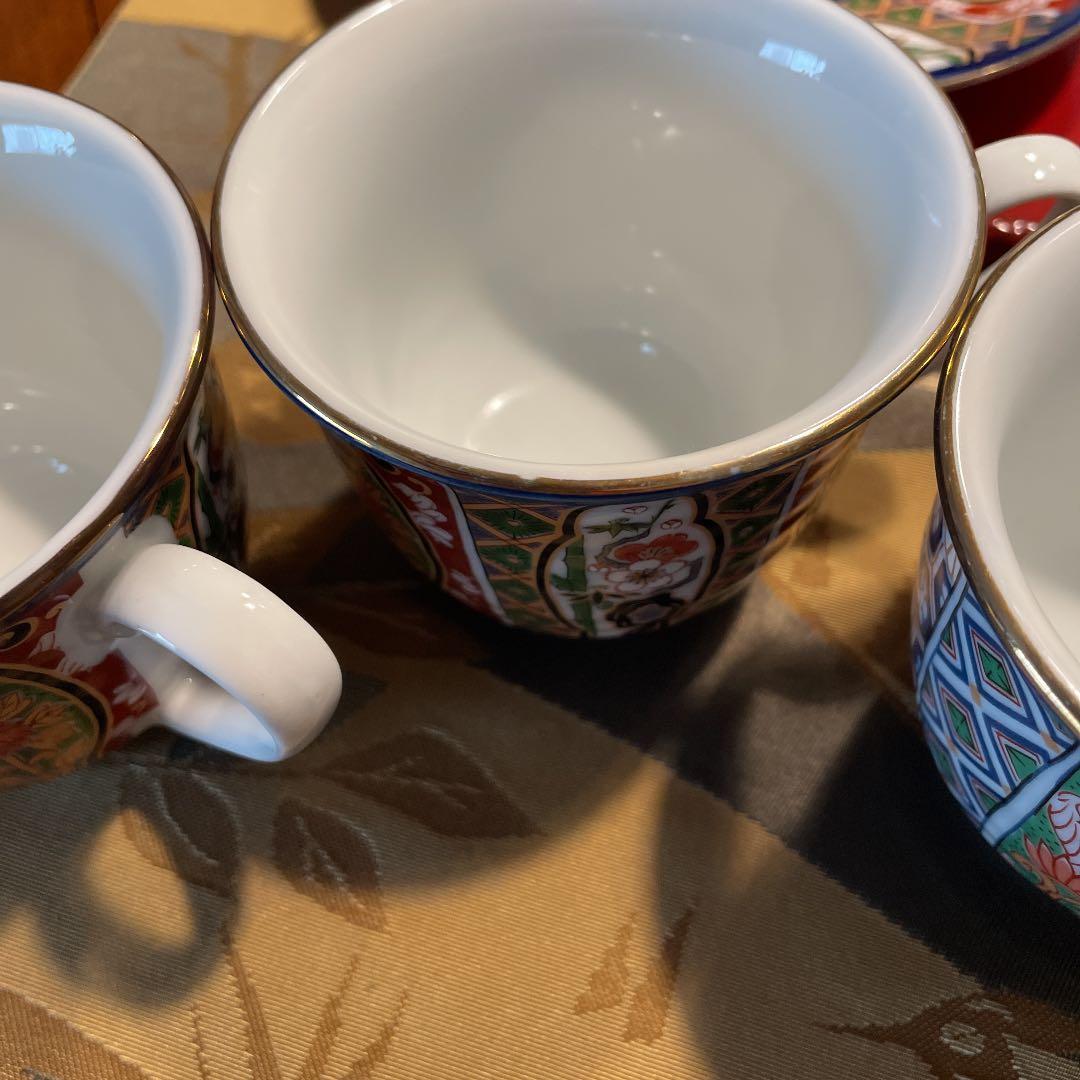 有田焼　伊万里　仁祥窯　カップ&ソーサー　3客