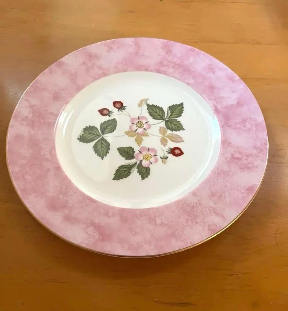 ウエッジウッド ワイルドストロベリー フルリムプレート（5色セット）