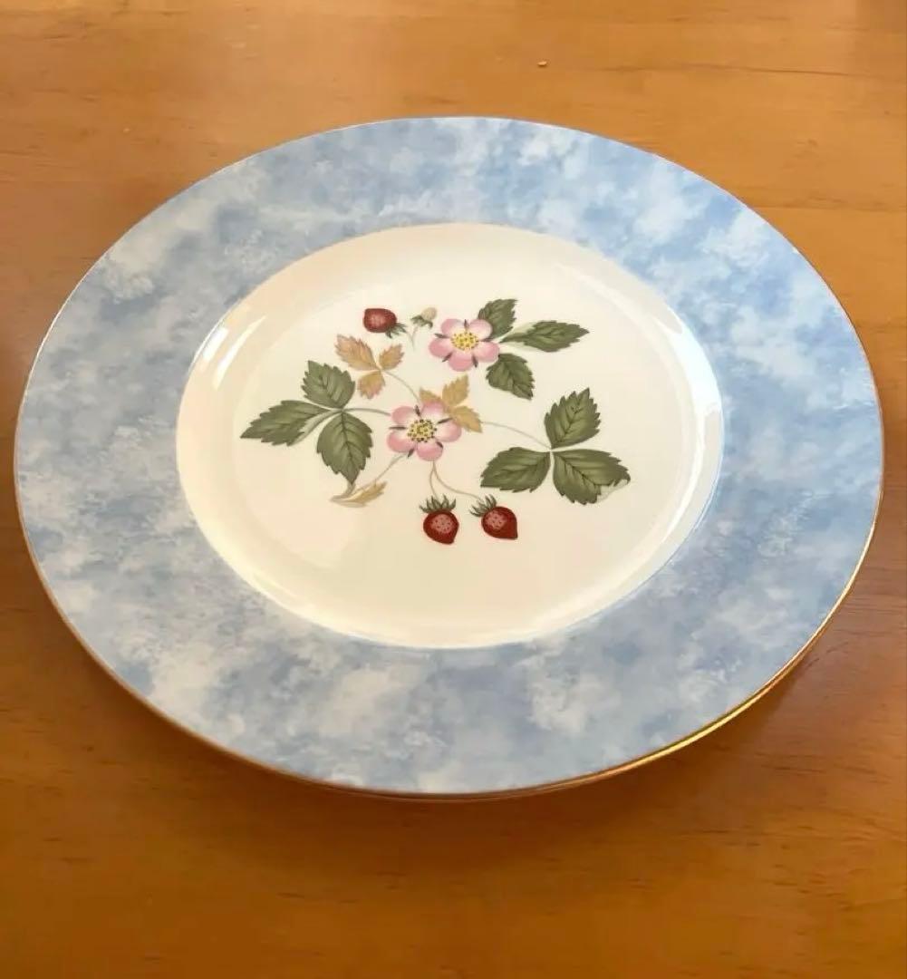 ウエッジウッド ワイルドストロベリー フルリムプレート（5色セット）