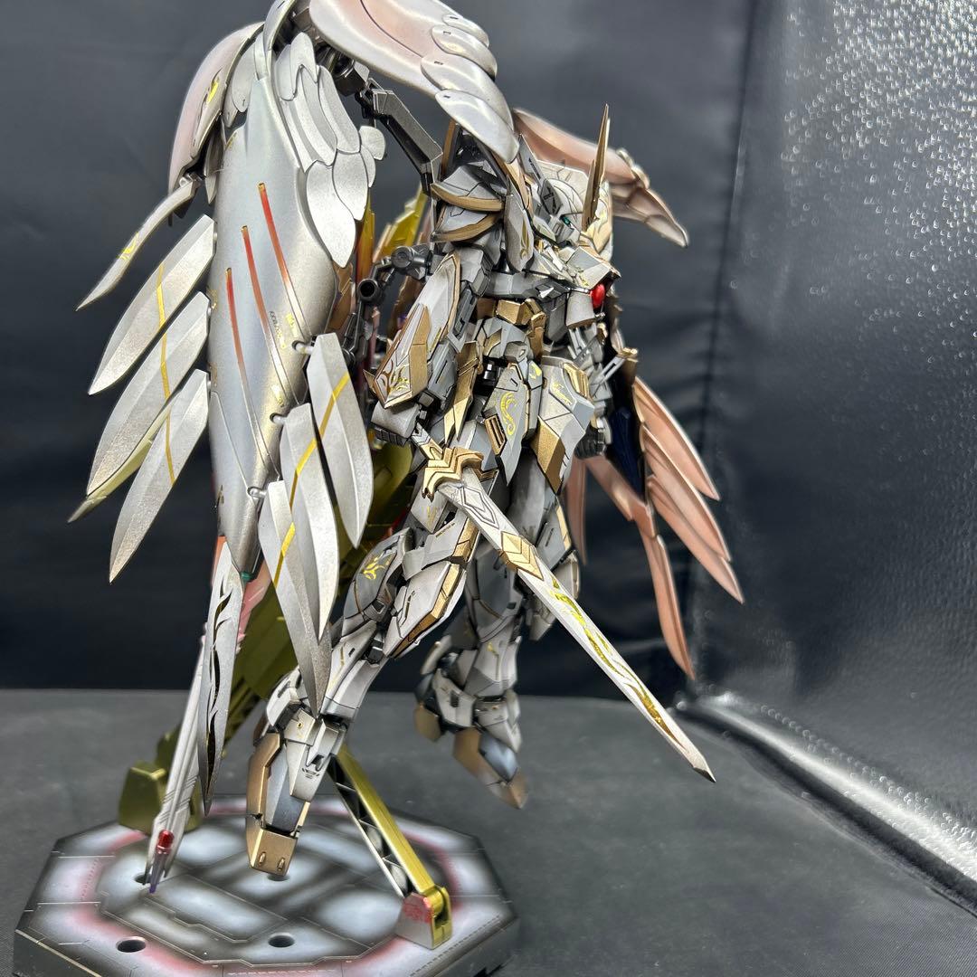 ガンプラ 塗装済み完成品 ウィングガンダムゼロ ew MG ミキシング