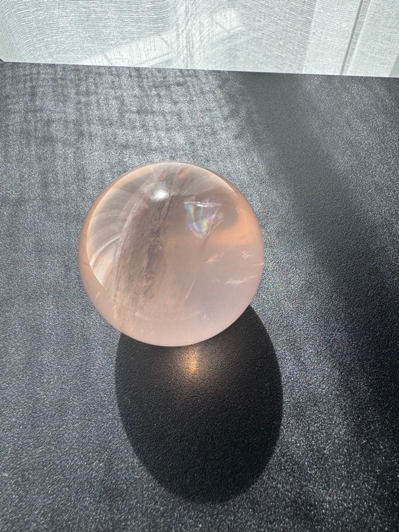 超高品質 ジェミーローズクォーツ スフィア　モザンビーク産