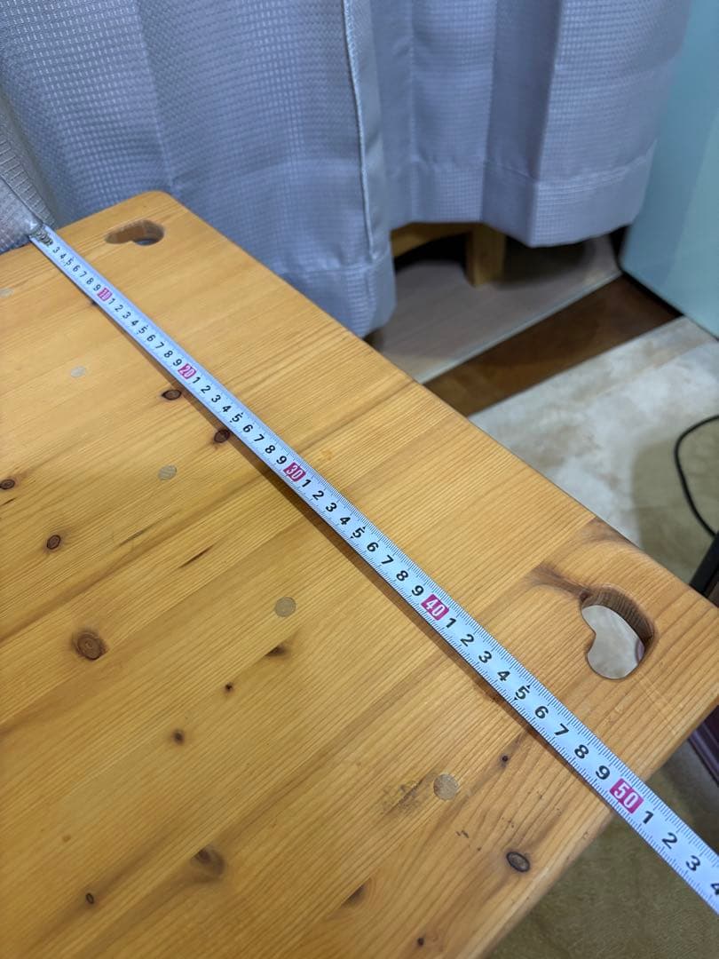 カントリー　ローテーブル　ハート