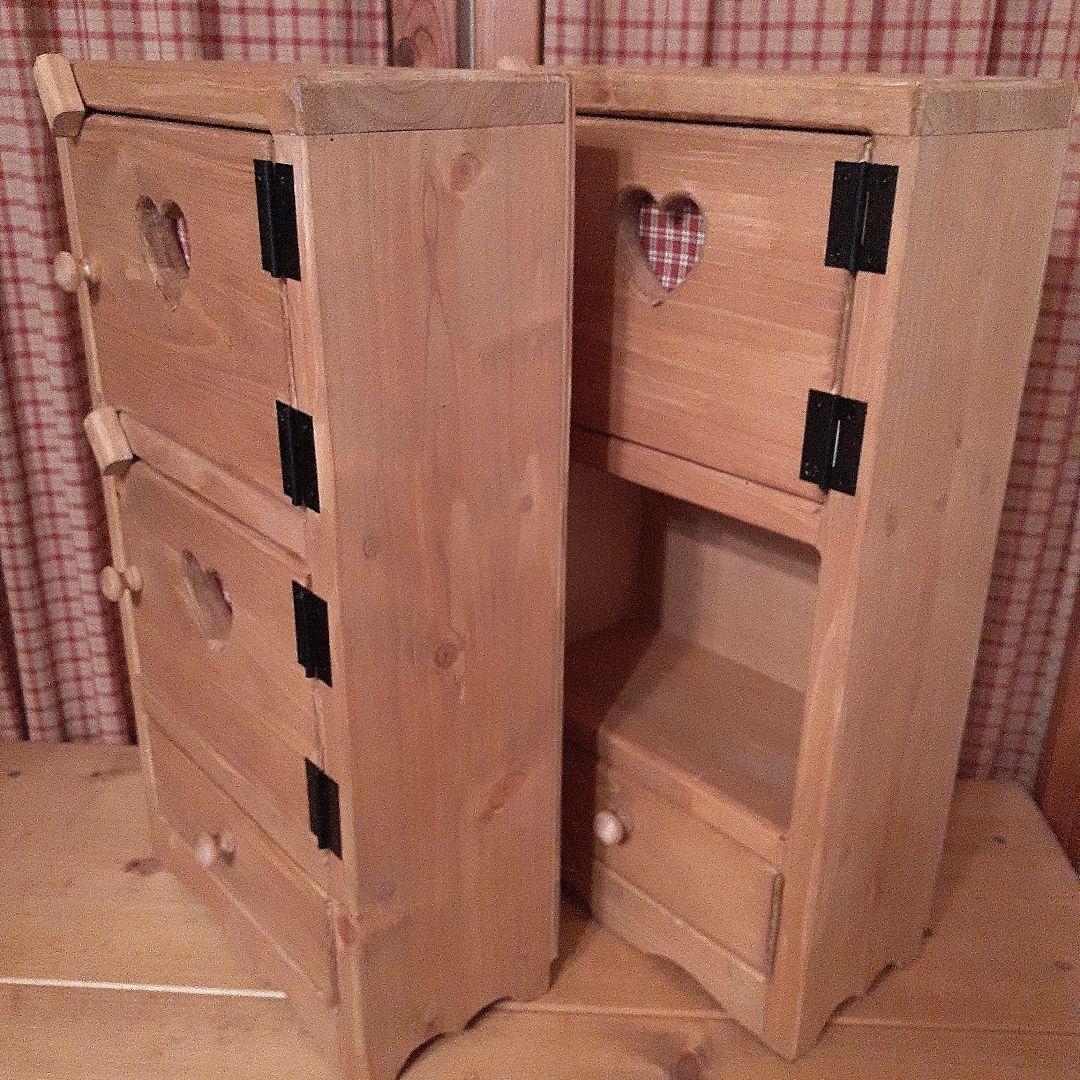 D41.カントリー家具(オーク色)2点セット