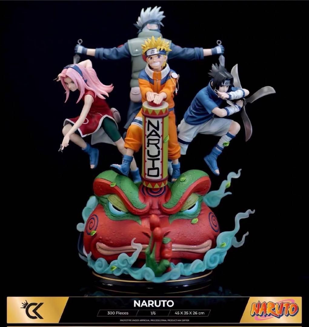 NARUTO ナルト 第七班 ガレージキット ガレキ スタチュー①