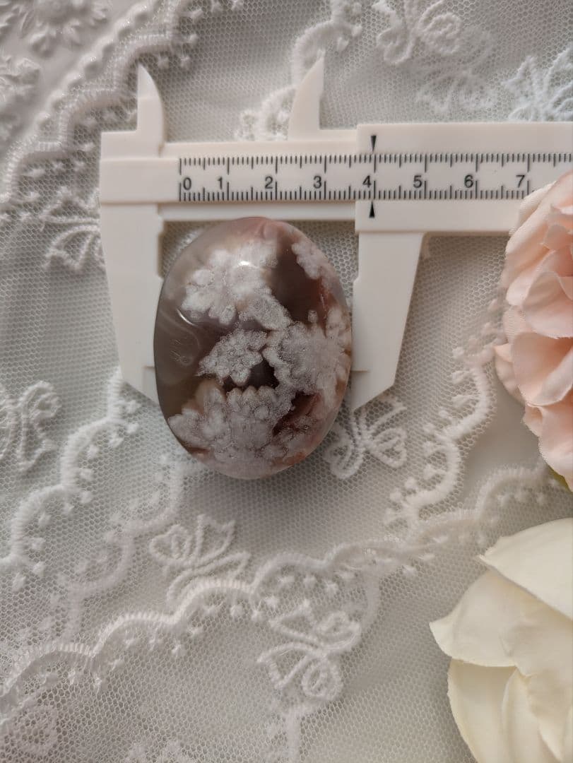 ♡桜瑪瑙♡ 綺麗色 お花 赤 パーム レア - メルカリ