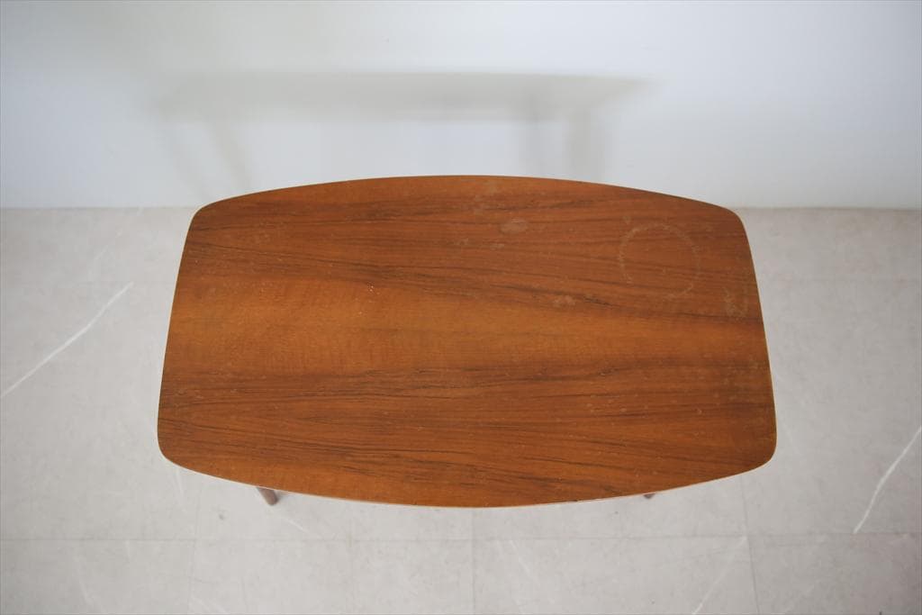 英国アンティーク木製コーヒーテーブル/机/ローテーブル/飾り棚(89-103)