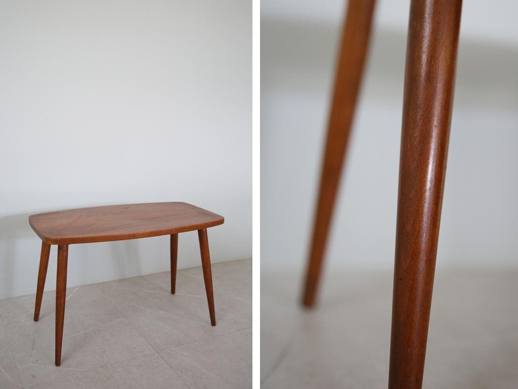 英国アンティーク木製コーヒーテーブル/机/ローテーブル/飾り棚(89-103)