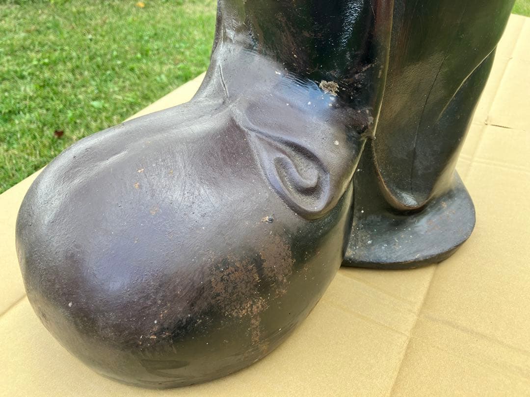 再度値下げ　迫力ある布袋 51cm 19kg ビンテージ　レトロ パワースポット