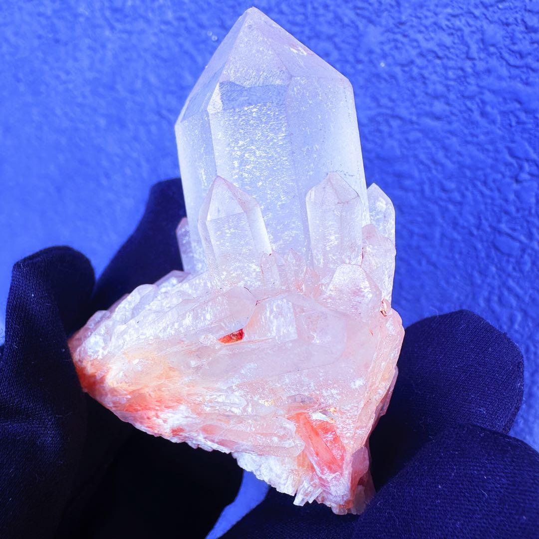 爆アレ❗️可愛いピンク♡超綺麗マダガスカル産パイナップルピンククラスターA1488