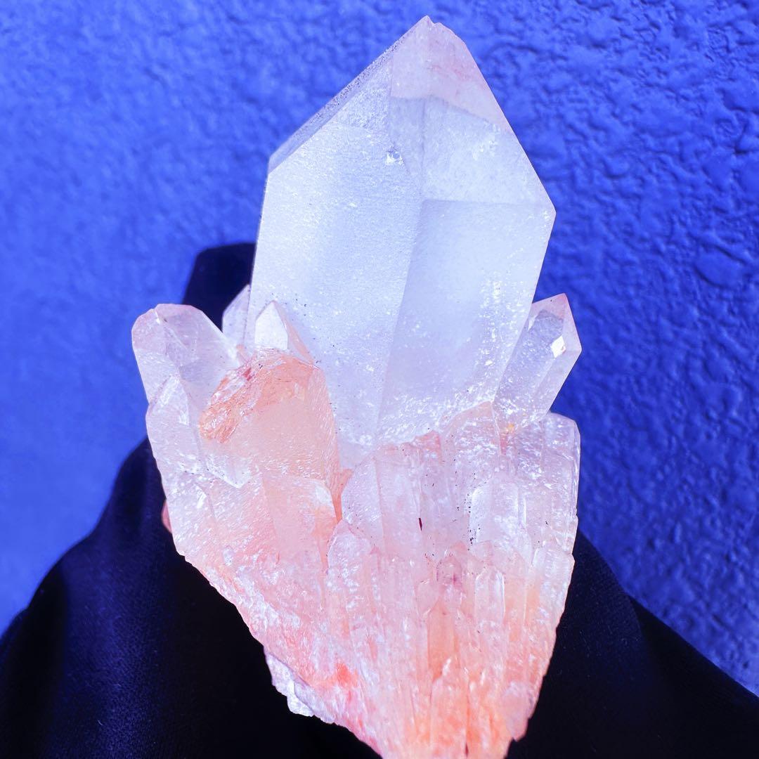 爆アレ❗️可愛いピンク♡超綺麗マダガスカル産パイナップルピンククラスターA1488