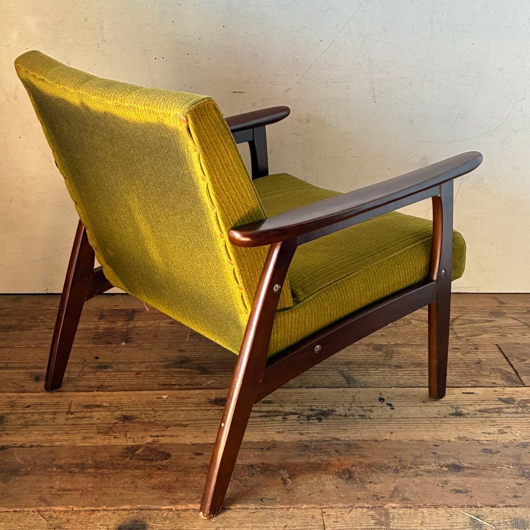 国産ヴィンテージ レトロ 1人掛けソファ ミッドセンチュリー ①