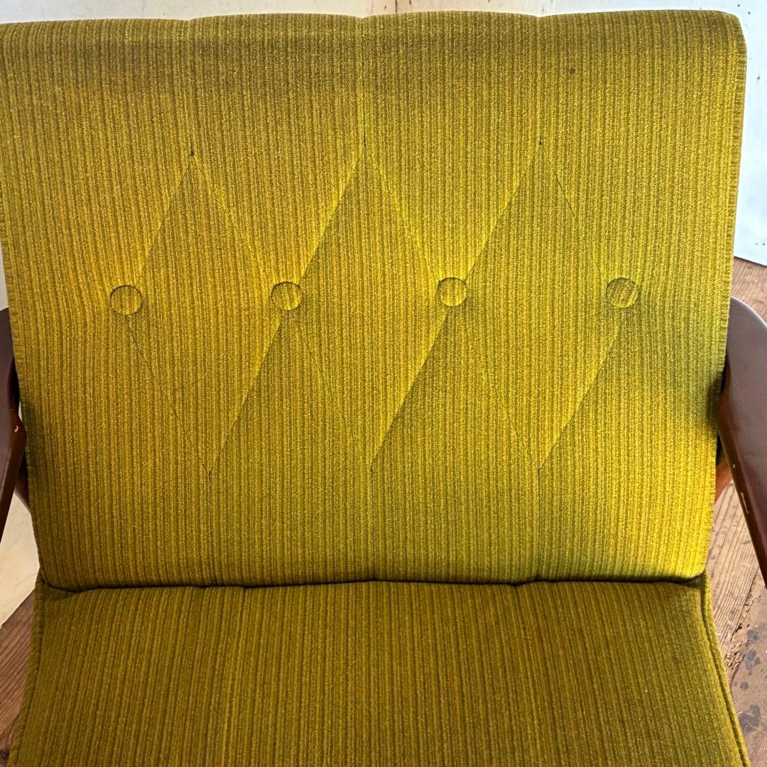 国産ヴィンテージ レトロ 1人掛けソファ ミッドセンチュリー ①