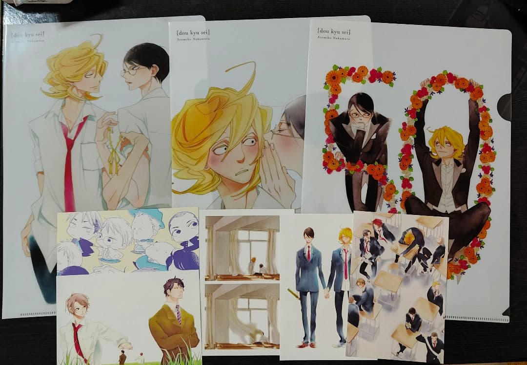 中村明日美子 同級生 原画展 クリアファイル ポストカード - メルカリ