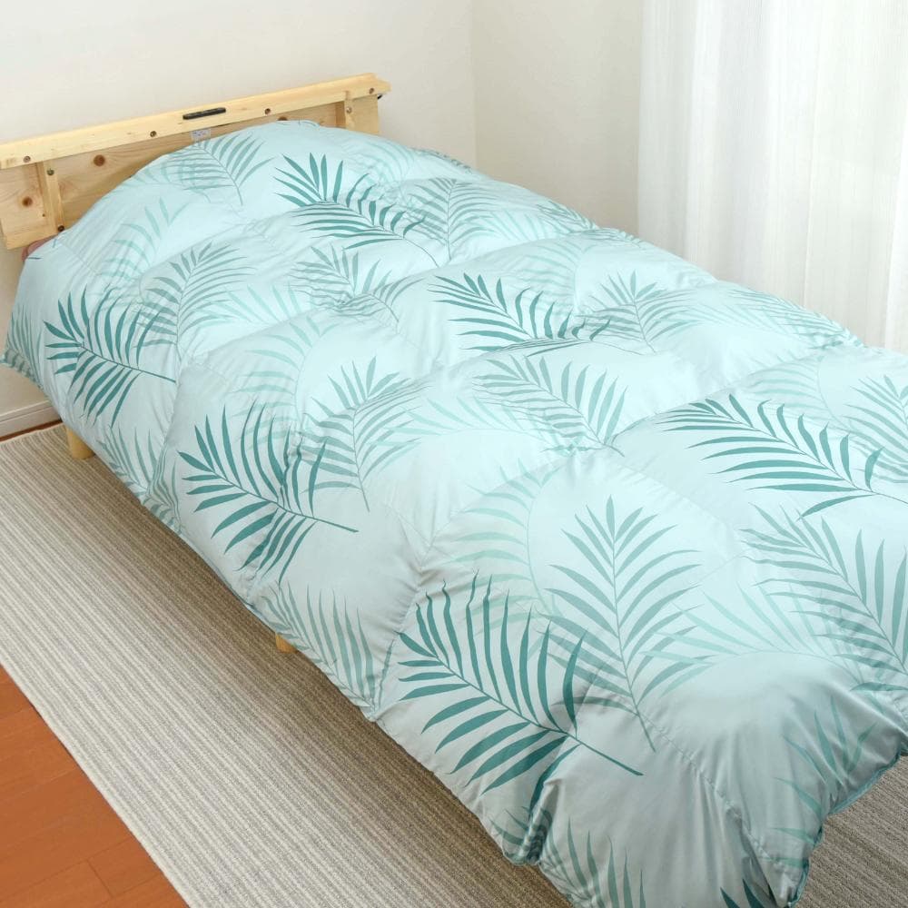 マイクロフラッフィー 掛けふとんホットプラス［ダブル］エメラルド／テイジン