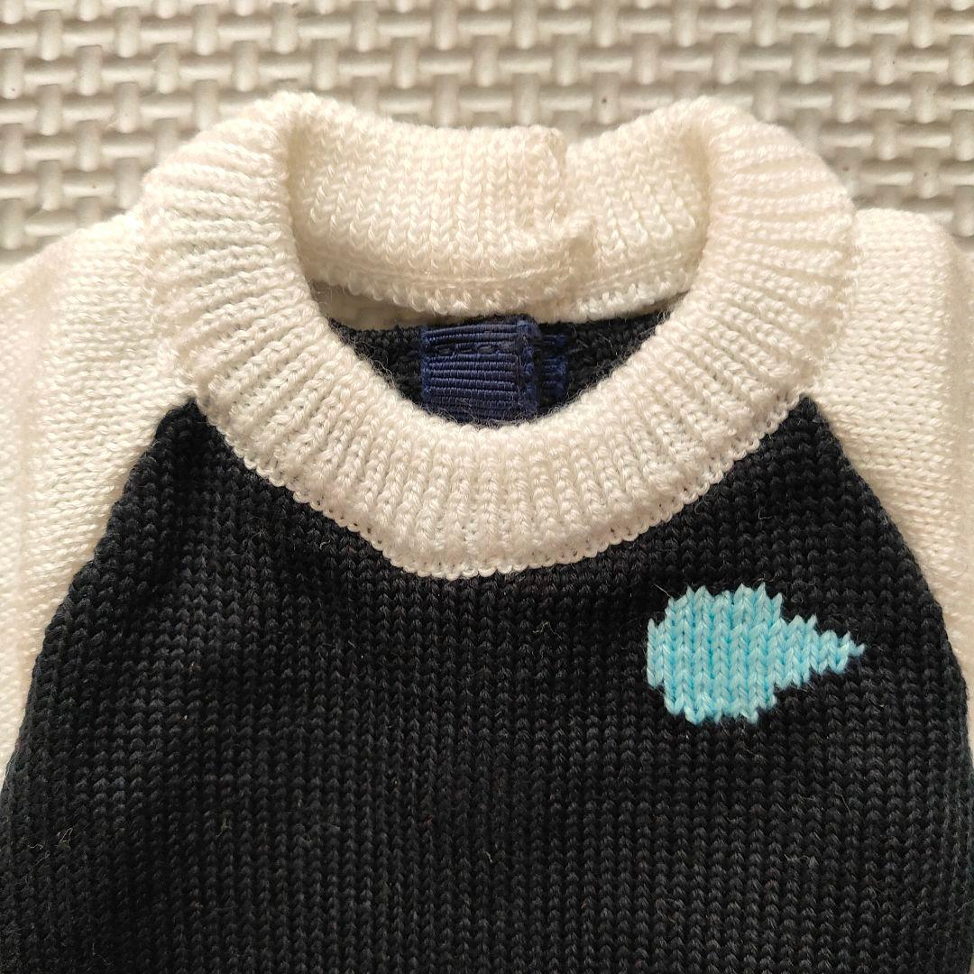 Robi専用ウェア　ニットTシャツ ダークネイビー＆スノーホワイト ロビ 公式