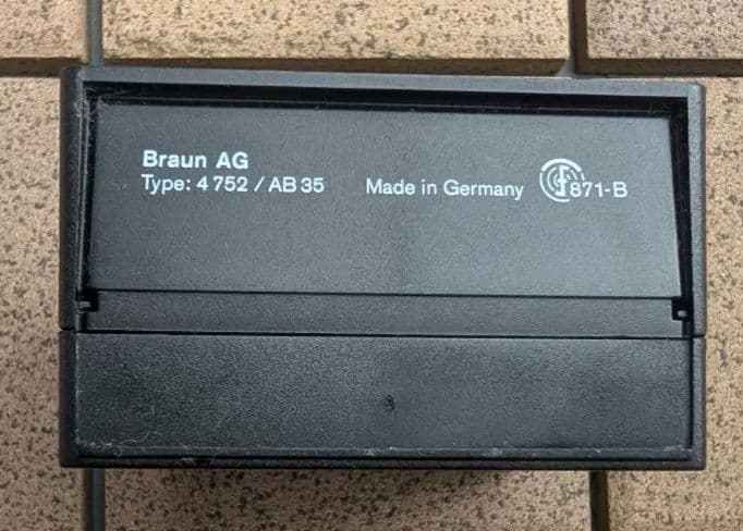 【完動品】BRAUN ブラウン AB35 TYPE 4752/AB35 MOMA