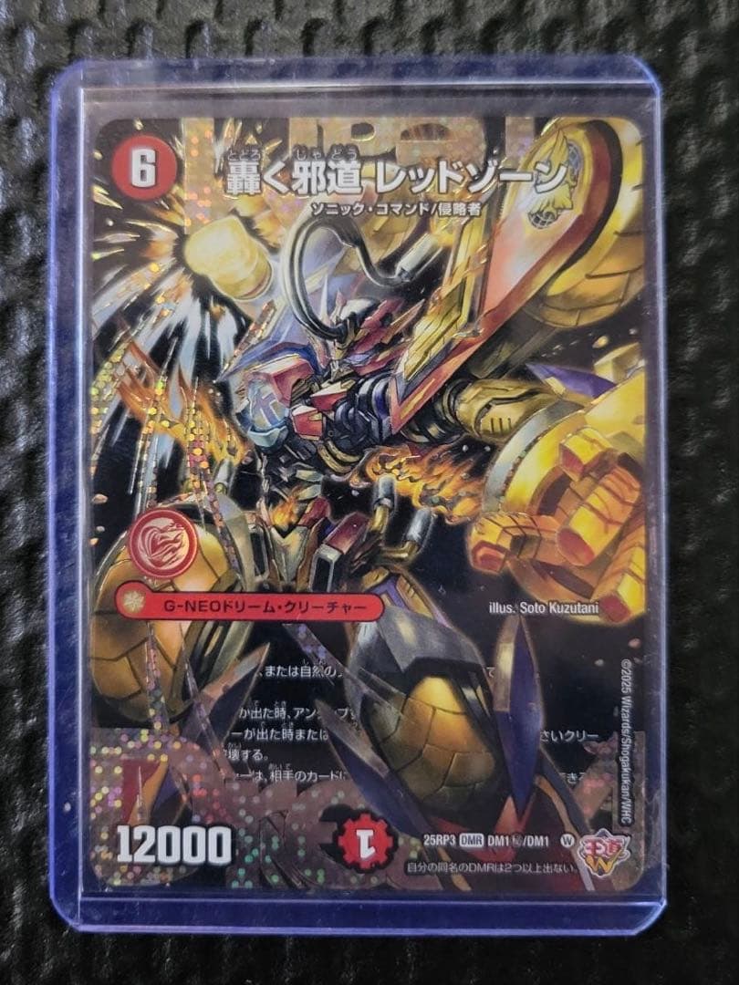 轟く邪道レッドゾーン シークレット　25RP3 DMR DM1㊙︎/DM1