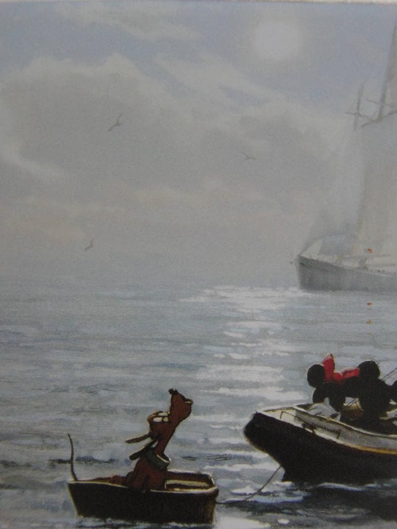 デビッド・タトウィラー、【EVENING SAIL】、希少な額装用画集より