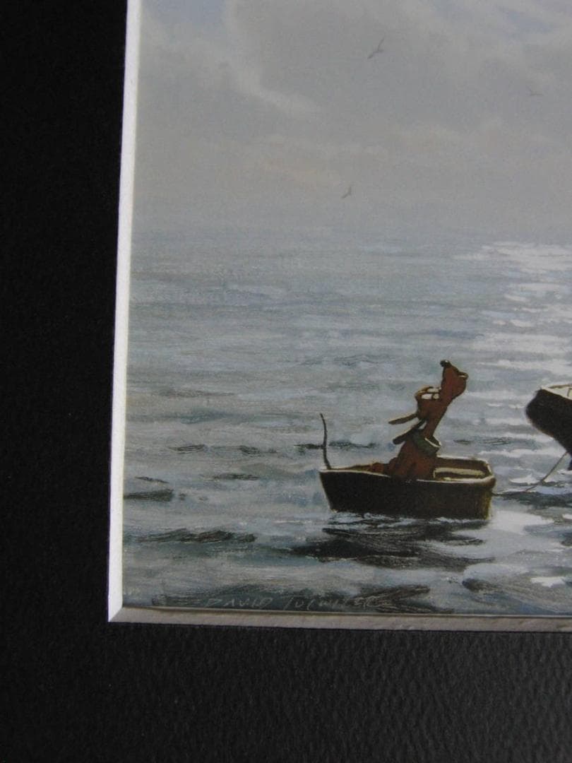 デビッド・タトウィラー、【EVENING SAIL】、希少な額装用画集より