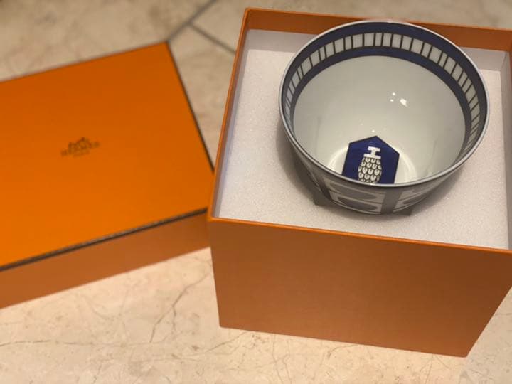 国内定価 41800円 ⭐︎新品⭐︎ エルメス　ブルーダイユール　ボウル　no2