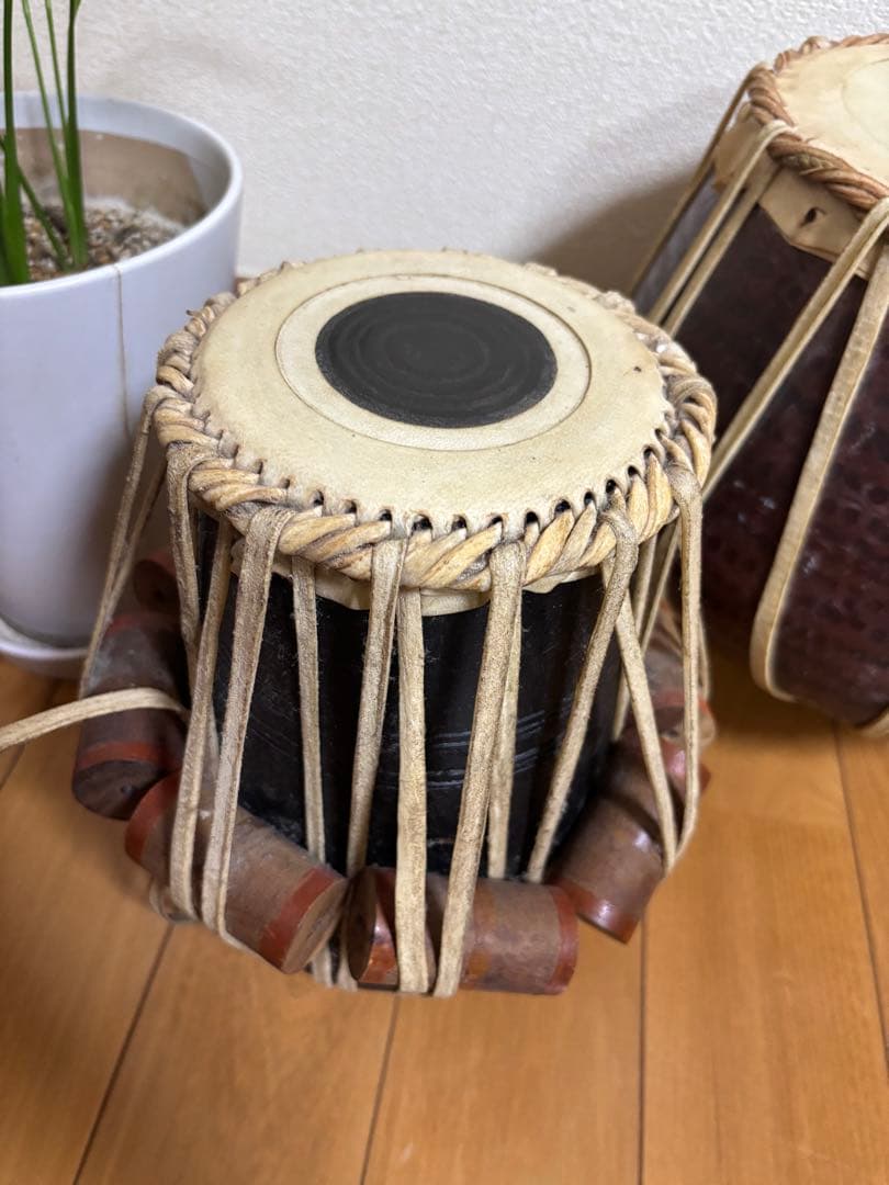 タブラ　太鼓　民族楽器　セット　未チェック