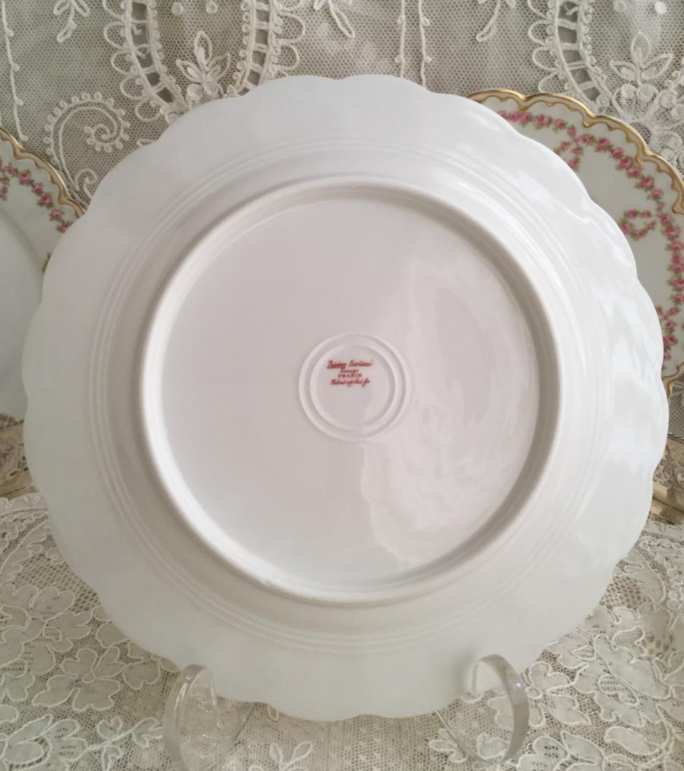 リモージュ アヴィランド ランチプレート #319 ダブルゴールド